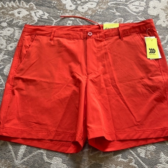 All in motion hybrid orange shorts nwt - Picture 1 of 3
